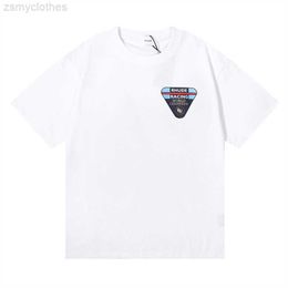 Men's T-Shirts RHUDE Commemorative Fashion Sells Top-Class Double Yarn Cotton Casual Short-Sleeved T-Shirts For Men And Women