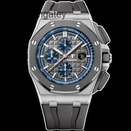 Ap Swiss Luxury Wrist Watches Royal AP Oak Offshore Series Titanium Metal Automatic Mechanical Men's Watch 26400io.oo.a004ca.02 AA8Y