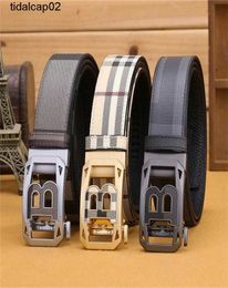 Designer Belts Paris Belts Burbrery Lvrv brand mens leather belt Korean version fashionable cowhide belt automatic Babao bbutton b5944277