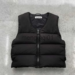 Men's Down Parkas Cole Buxton Autumn And Winter Retro Down Cotton High-Quality Fashion Jacket Vest Black And Grey J231107