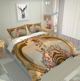 Europe angel bedding set pillow case Home textiles animal bedding 3d digital printing Duvet Cover