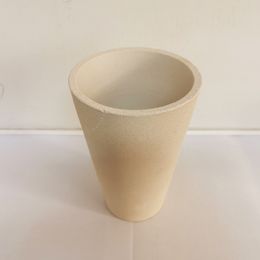 Clay crucible, fire assay crucible, high temperature resistance, corrosion resistance, no explosion, no cracking, no hanging glaze, much discount, 13.5*9.5*5.5cm
