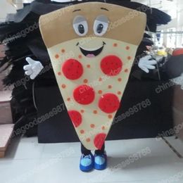 Performance Pizza Mascot Costume Top Quality Christmas Halloween Fancy Party Dress Cartoon Character Outfit Suit Carnival Unisex Outfit