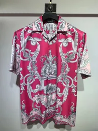 Mens Designer Shirts Brand Clothing Men Shorts Sleeve Dress Shirt Hip Hop Style High Quality Cotton Tops 104120