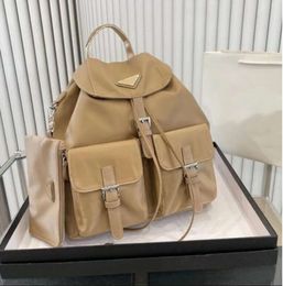 23SS P Designer bag parachute large capacity backpack Western fashion daily collocation personality commuter YY3351