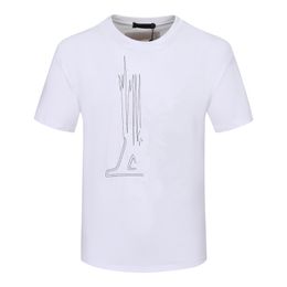 T -shirt maschile designer stampato di moda femminile magliette di qualità tees casual versione larga di t -shirt