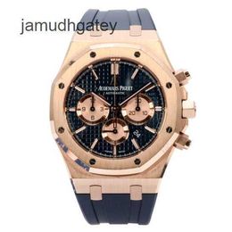 Ap Swiss Luxury Wrist Watches 26331or Royal Ap Oak Series Ap Men's Watch 18k Rose Gold Chronograph Mechanical Sports Watch Set BLCX