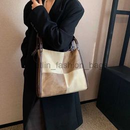 Shoulder Bags Handbags Pawork Big Crossbody Bag for Women 2023 New Designer Simple Colour andbagscatlin_fashion_bags