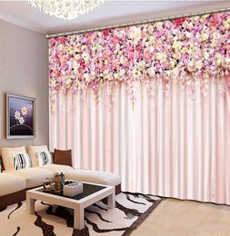Customised size Luxury Blackout 3D Window Curtains For Living Room wedding room curtains Blackout curtain