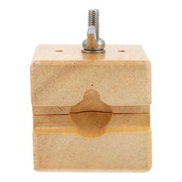 Watch Repair Kits Wooden Holder Practical Case Block Clamp Tool