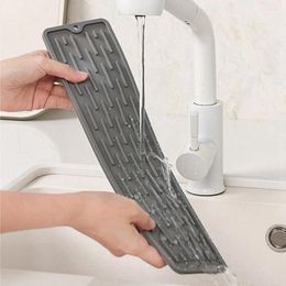 Kitchen Faucets Silicone Anti-skid Splash Non-slip Bathroon Accessories Water Catcher Mat Faucet Sink Drain Pad Countertop Protector