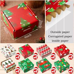 Christmas Decorations Small Gift Boxes With Lids 4 X 2 Inch Wrap Corrugated Cardboard For Packaging Drop Delivery Otpam