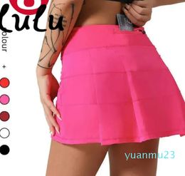 Pleated Tennis Skirt Women Gym Clothes Sports Shorts Female Running Fitness Dance Yoga Underwear Beach Biker Golf