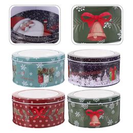 Gift Wrap 4Pcs Christmas Candy Boxes Sweets Containers (Assorted Color)