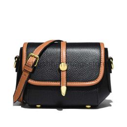 Shoulder Bags Handbags Premium Genuine Soulder Bag Women 2023 New Versatile Crossbody Bag Top Layer Cowide Square Bagstylishhandbagsstore
