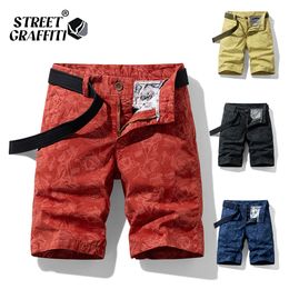 Men s Shorts 2023 Spring Cotton Print Clothing Summer Casual Breeches Bermuda Fashion Jeans For Beach Pants Short 230407