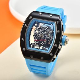 A new generation of fashion watch hollow design ceramic oil shell hollow watch small movement commercial quartz watch