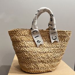 Straw Tote Bag Handbags Beach Bags Shopping Large Capacity Totes Women Handbag Purse Lafite Knitting Shoulder Crossbody BasketUnderarm Pouch Hobo