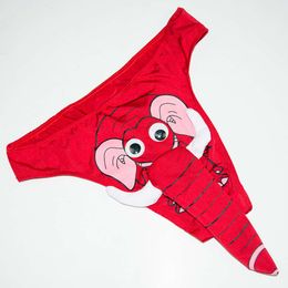 Men S Sex Panties Elephant Cosplay Elastic T Back Lingerie Erotic Underwear G String Thongs