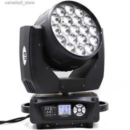 Moving Head Lights 19x15W Zoom Beam Wash Moving Head Light for Stage Lighting Effect with RGBW 4in1 LED and DMX Control Dj Disco and Nightclub Q231107