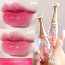 Crystal Colour Changing Lip Gloss Transparent Temperature Change Lipstick Moisturising Lasting WaterProof woman cosmetics