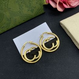 Designer Earring Letter Double G Logo Brand Stud Earing Luxury Women Fashion Hoop Jewellery Metal GGity Crystal Pearl Earring cjeweler Women's Gift eddassd2323