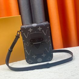 Luxury camera bag designer purse crossbody handbag women phone box trunk mini size shoulder messenger bag leather embossed flap clutch purses brown multi Colours