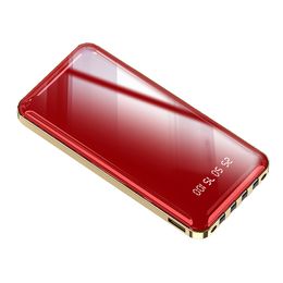 20000 mAh Qi Wireless Charger Power Bank voor Xiaomi iPhone Samsung PowerBank draagbare externe batterijlader met 4 kabels