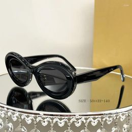 Sunglasses 2023 Unisex Retro Round Frame Fashion Trend Model Runway Main Style