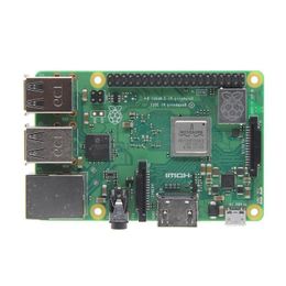 Freeshipping Raspberry Pi 3 Model B Plus / B 24G/5G WIFI Dual-Band 14GHz CPU 1GB RAM Mother Board V34 Acrylic Case with Fan Starter Ufbg