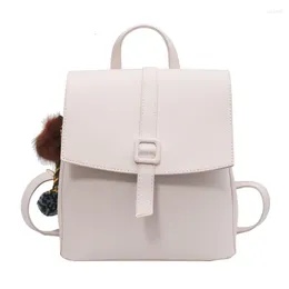 School Bags 2023 Multifunction Backpack Women Leather Backpacks Small For Teenage Girls Fashion Female Bagpack