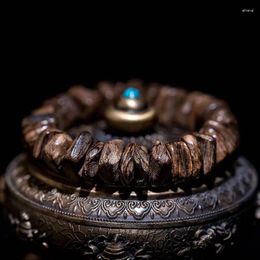 Necklace Earrings Set Kalimantan With Agarwood Bracelet Indonesian Old Material Buddha Beads For Women And Men Submersible Fidelity