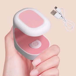 Nail Dryers CNHIDS 6W UV Lamp Mini Single Finger Potherapy Machine Dryer Manicure Tools Nails Art Gel Polish Drying USB