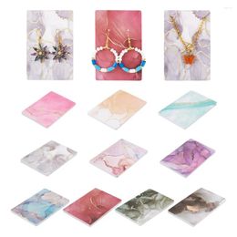 Jewellery Pouches 100Pcs Stamping Cardboard Paper Display Cards For Hanging Earring & Necklace Ear Studs Packaging Hang Tag