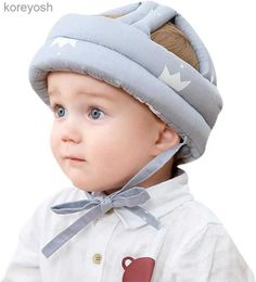 Pillows Baby Infant Toddler Helmet No Bumps Safety Head Cushion Bumper Bonnet Adjustable Protective Cap Child Safety Head Guard HatL231107