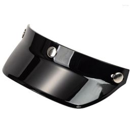 Motorcycle Helmets 3-snap 3/4 Open Face Helmet Visor For Sun Shade Protector Riding