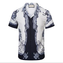 2023SS Sprężyna/lato Wysokiej jakości projektowy druk literowy T Shirt Bawełniany materiał okrągły szyja pullover krótkie rękawowe T-shirt Bluza E33D3S4