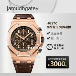 Ap Swiss Luxury Wrist Watches Epic Royal Oak Offshore Series Mens Watch 42mm Diameter Precision Steel 18k Rose Gold Mens Leisure Watch Clock 26470OROOA099CR01 R H0LB