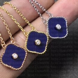 15mm Fashion Classic 4/Four Leaf Clover Necklaces Pendants Mother-of-Pearl Stainless Steel Plated 18K Valentine's Mother's Day Engagement Jewelry Pietersite 02