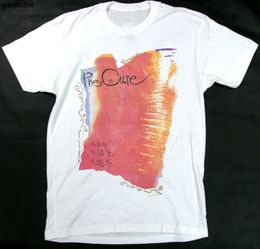 Men's T-Shirts Very Rare 1987 Treatment Kissing Tour Band Shirts Wave Smith 80s Fashion T-shirts Summer Men's T-shirts 230407