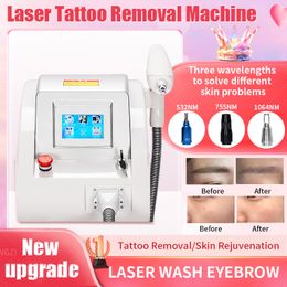 HOT Tattoo Spot Removal Machine Carbon Q Switch ND Yag Laser Device for Carbon Peeling and Pigmentation 1064 nm 532nm and 1320nm