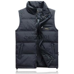 Men's Down Parkas Winter Duck Down Vest For Men Parka Thick Warm Varsity Red Windbreaker Sleeveless Jacket Male Classic Casual Travel Waistcoat J231107