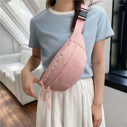 Waist Bags Chest Bag Banana For Women Sling Crossbody Pack Canvas Running Casual Fanny Packs Sport Half Moon Belt