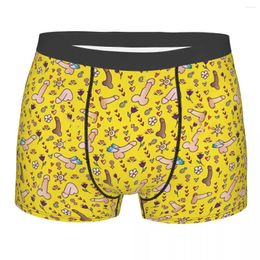 Underpants Penis Art Men Underwear Boxer Shorts Panties Sexy Breathable For Homme