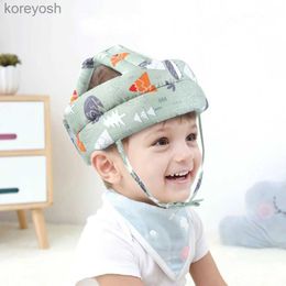 Pillows Baby Toddler Cap Anti-collision Protective Hat Baby Safety Helmet Head Security Soft Comfortable Head Protection DropshippingL231107