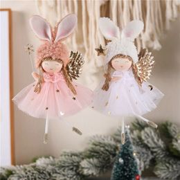 Other Event Party Supplies Christmas Angel Doll Decoration for Home Ornament Tree Decor Xmas Gifts Cristmas Year 2024 Navidad 230406