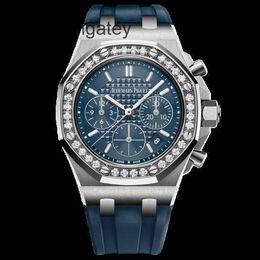 Ap Swiss Luxury Wrist Watches Royal Oak Offshore Series Precision Steel Original Diamond Inlaid Automatic Mechanical Watch Womens 26231ST Top Luxury EXG1