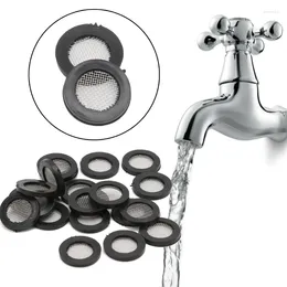 Kitchen Faucets 20 Pcs Stainless Steel Filter Garden Hose Washer Seal O Ring Gasket Rubber Replacement For 1/2 Inch Shower