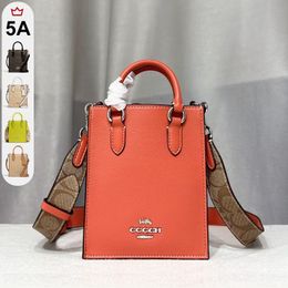 Mini Tote Designer Mobile Phone Bag Fashion Women's Shoulder Messenger Bag 2023 New High Quality Cow Leather Luxury Brand Bag