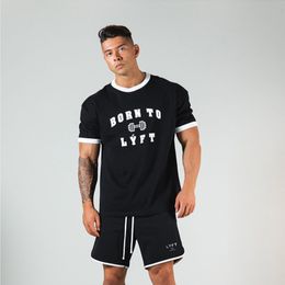 Mens TShirts Summer Sports Leisure Loose Large TShirt Basketball Panel Breathable Short Sleeve Tops Fashion Gym 230407